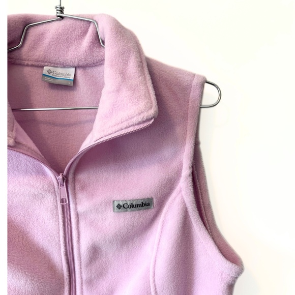 Columbia Benton Springs Fleece Vest Pink Size L - Picture 7 of 11